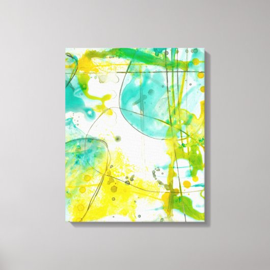Splish Splash II Canvas Afdruk (Voorkant)