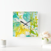 Splish Splash II Vierkante Klok (Huis)