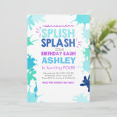 Splish Splash invitation anniversaire Fête de la p (Debout devant)