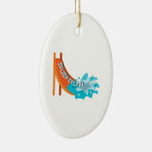 Splish Splash Keramisch Ornament (Rechts)