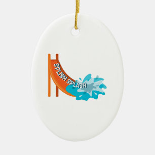 Splish Splash Keramisch Ornament