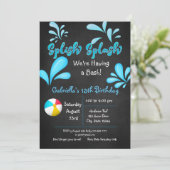 Splish Splash komt naar onze basenpool Kaart (Staand voorkant)