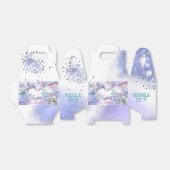 Splish splash magische zeemeermin verjaardag bash bedankdoosjes (Uitgevouwen)