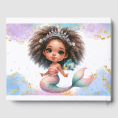 Splish Splash Mermaid Party Anniversaire Livre d'i (Verso)