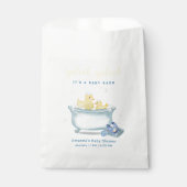 Splish Splash Moeder Eend Badkuip Baby Shower Bedankzakje (Voorkant)