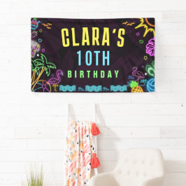 Splish Splash Party Glow Party Banner
