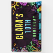 Splish Splash Party Glow Party Banner (Verticaal)