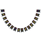 Splish Splash Party Glow Party bunting banner (Alle)