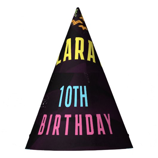 Splish Splash Party Glow Party Feesthoedjes (Voorkant)