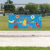 Splish Splash Party l Pool Birthday l Summer Fruit Spandoek (Insitu)