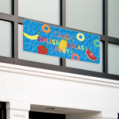 Splish Splash Party l Pool Birthday l Summer Fruit Spandoek (Buitenkant Gebouw)