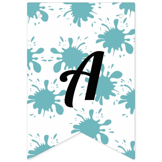 Splish Splash Pool Gelukkige Verjaardag Vlaggetjes (Derde vlag)