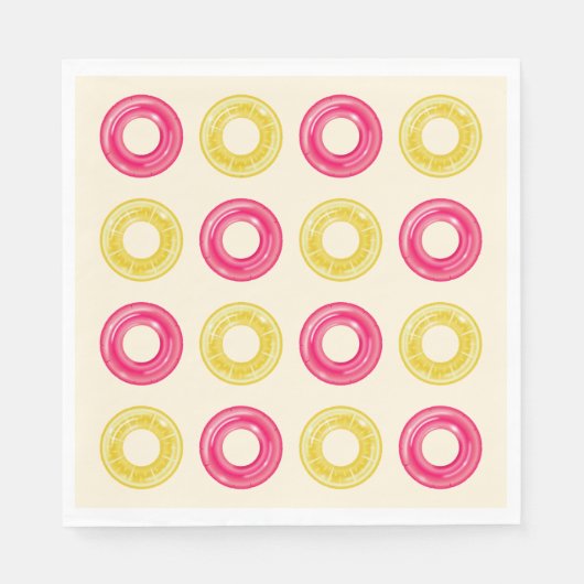 Splish Splash Pool Party Bash Verjaardag Servet (Voorkant)