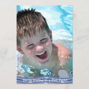 Splish Splash Pool Party Invitation Kaart