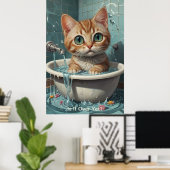 Splish Splash Schattigee Grappige Posters met Quot (Thuiskantoor)