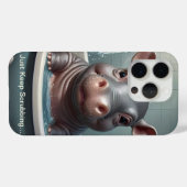 Splish Splash Schattigee Grappige Posters met Quot Case-Mate iPhone Case (Achterkant (horizontaal))