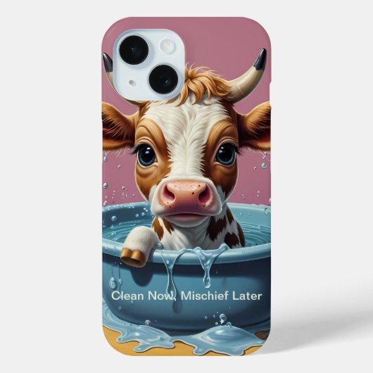 Splish Splash Schattigee Grappige quotes Case-Mate iPhone Case (Achterkant)