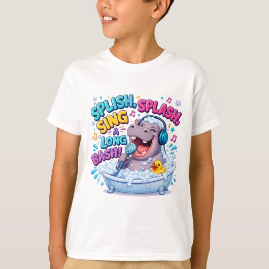 Splish Splash Sing A Long Bash T-shirt (Voorkant)