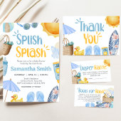Splish Splash Summer Baby Shower Kaart