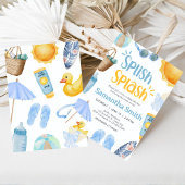 Splish Splash Summer Baby Shower Kaart