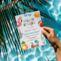 splish splash verjaardag bash meisje zwembad party