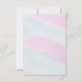 Splish Splash Zeemeermin Bedankt Card (Achterkant)