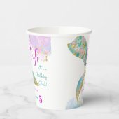 Splish splash zeemeermin verjaardags bash papieren bekers (Links)