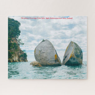 Split Apple Rock Kaiteriteri Nieuw-Zeeland Jigsaw Legpuzzel