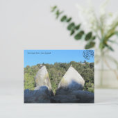 Split Apple Rock (Neuseeland) Postkarte Briefkaart (Staand voorkant)