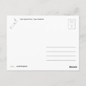 Split Apple Rock (Neuseeland) Postkarte Briefkaart (Achterkant)