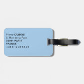 Split city sekustt aerial uitzicht, Dalmatia, Kroa Bagagelabel (Achterkant horizontaal)