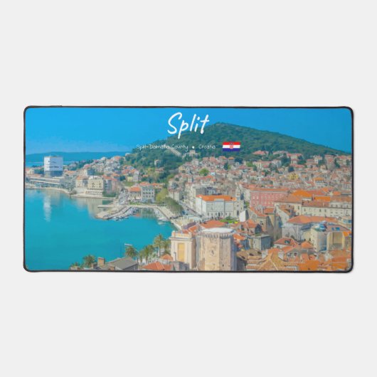 Split, Croatie - Ville côtière (Recto)