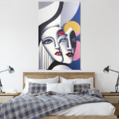 Split Decision - Ken Gage Surreal Poster Canvas Afdruk (Insitu (Slaapkamer))