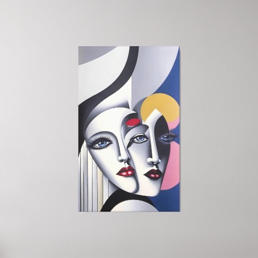 Split Decision - Ken Gage Surreal Poster Canvas Afdruk (Voorkant)