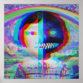 Split Face Nightmare Poster (Voorkant)