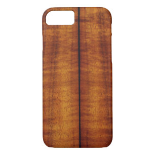 Split Hawaiian Koa Longboard stijl iPhone 8/7 Hoesje