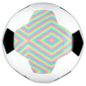 Split image showing a soccer ball design voetbal (Gedraaid)