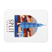 Split Kroatië Dalmatia Magneet (Horizontaal)