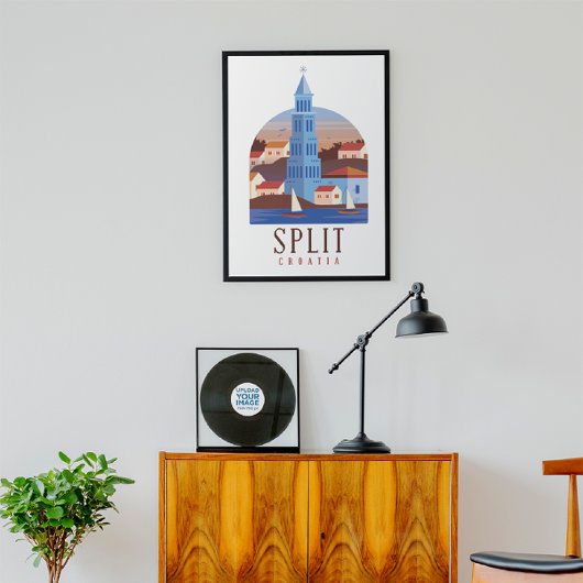 Split Kroatië Dalmatia Poster