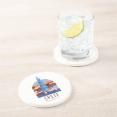 Split Kroatië Dalmatia Zandsteen Onderzetter (Zijkant)