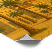  Split Kroatië Dalmatië Reizen Poster (Hoek)