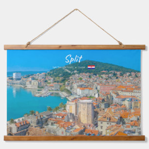 Split, Kroatië - Kuststad Hangend Wandkleed