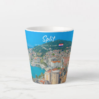 Split, Kroatië - Kuststad Klein Latte Mok
