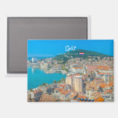 Split, Kroatië - Kuststad Magneet (Voorkant / Achterkant)