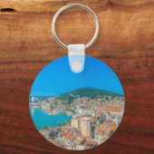 Split, Kroatië - Kuststad Sleutelhanger (Achterkant)