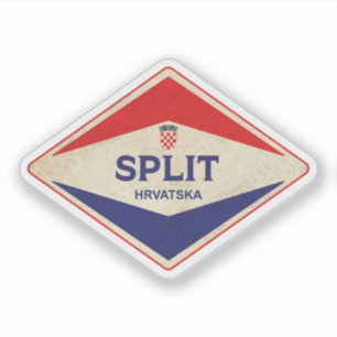 Split Kroatië Vintage Sticker