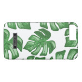 Split Leaf Philodendron Custom iPhone 8 Plus Coque (Dos (Horizontal))