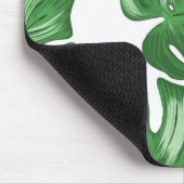 Split Leaf Philodendron Tropical Custom Mousepad Muismat (Hoek)