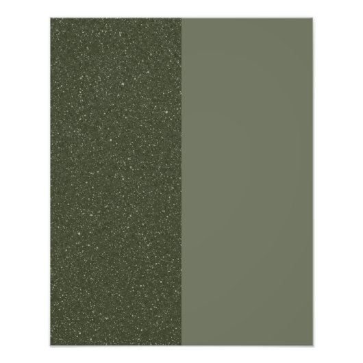 Split mos groene ruis fotovergroting (Custom) Foto Afdruk (Voorkant)