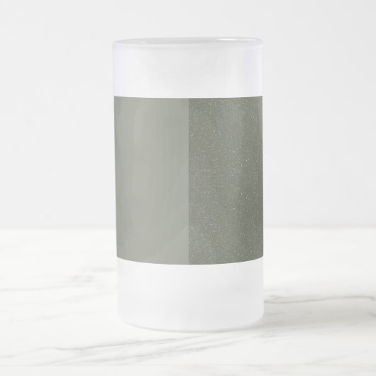Split Moss Green Frosted Beer Mok – (Center)